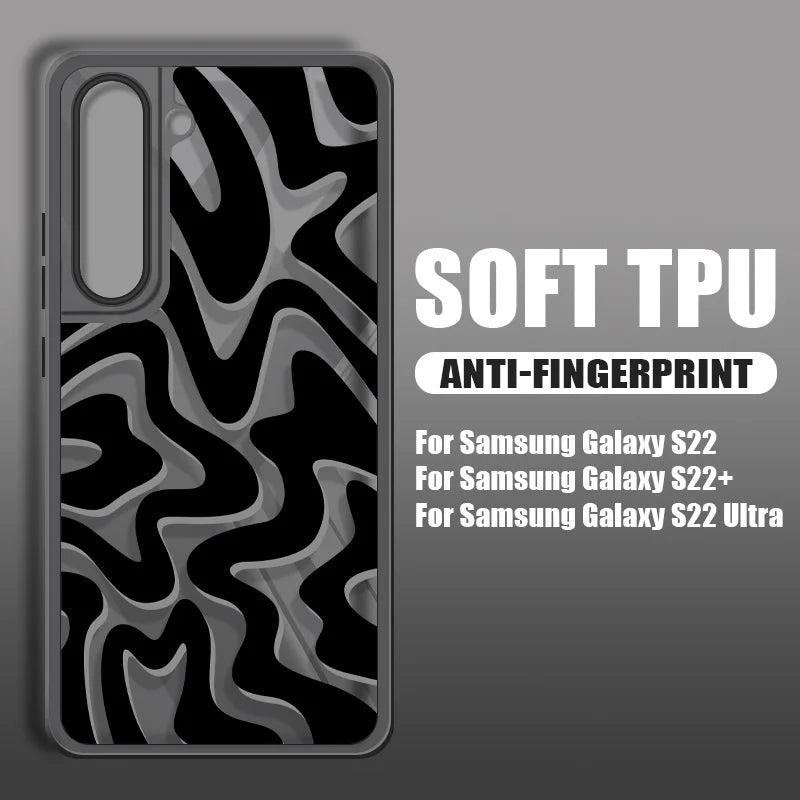 Stripe Line Silicone Samsung Galaxy Case