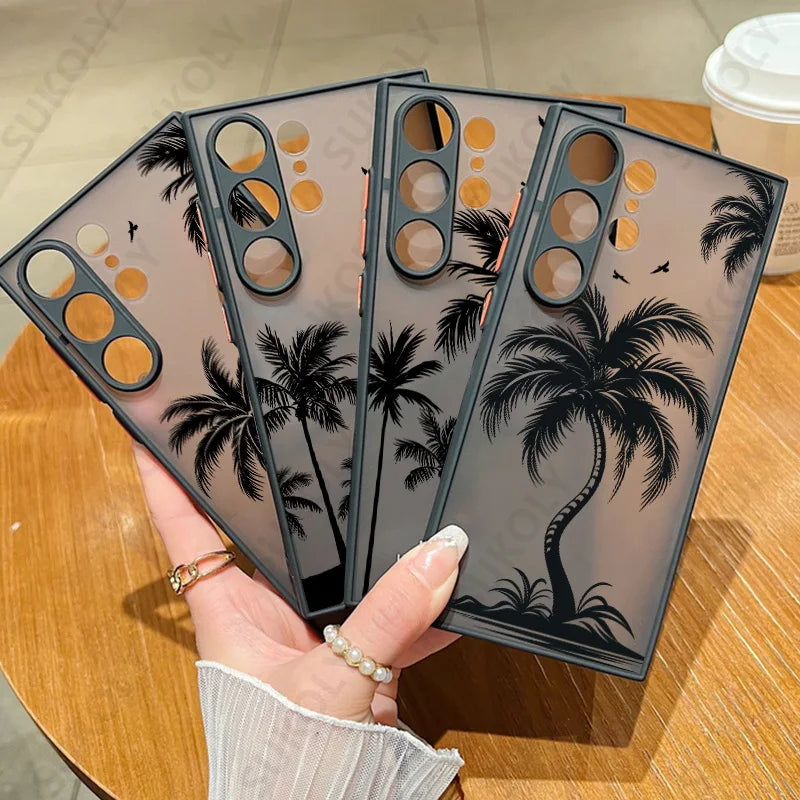 Coconut Tree shockproof Samsung Case