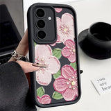 Shockproof Relief Flower Samsung Case