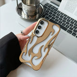 New 3D Flame pattern Samsung Cases