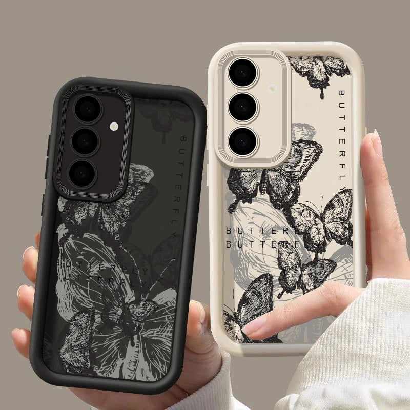 Drawing Butterfly Samsung Galaxy Case