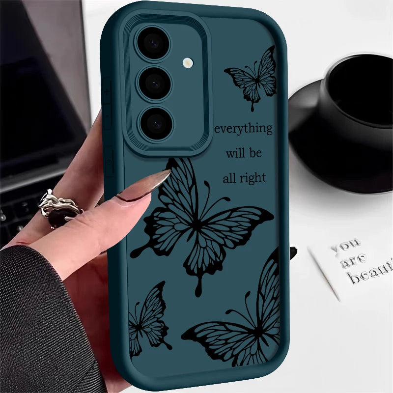 Butterfly Silicone Samsung Galaxy Cases