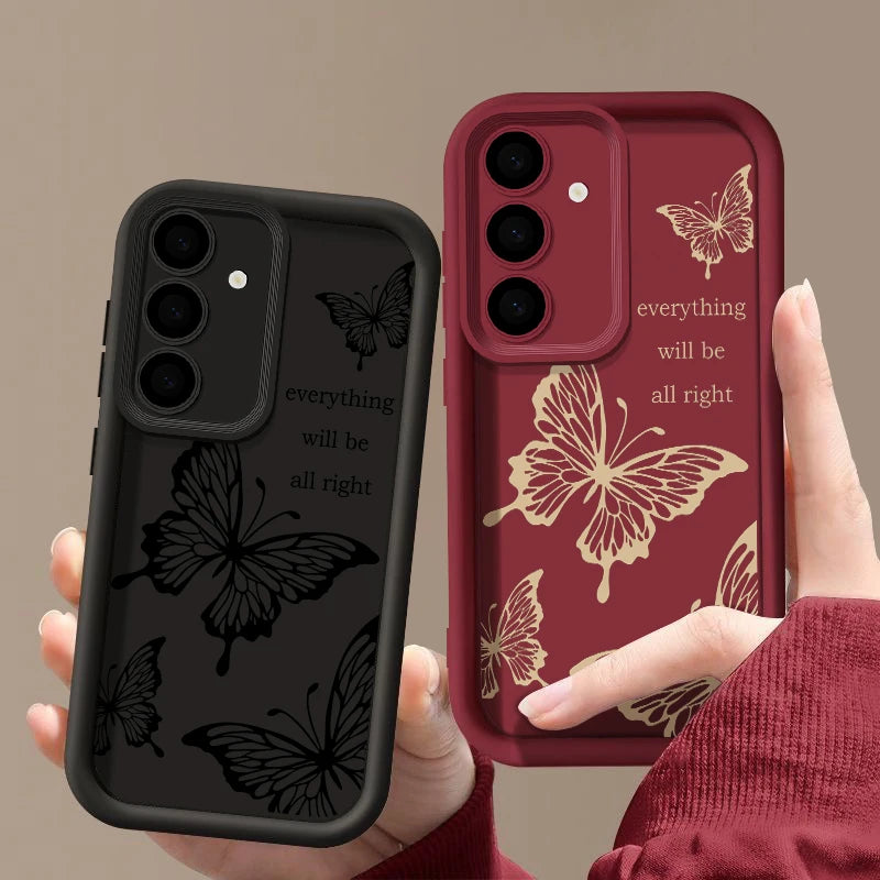 Butterfly Silicone Samsung Galaxy Cases