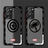 Marvel Hero Logo Matte Samsung Cases