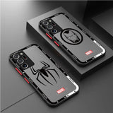 Marvel Hero Logo Matte Samsung Cases