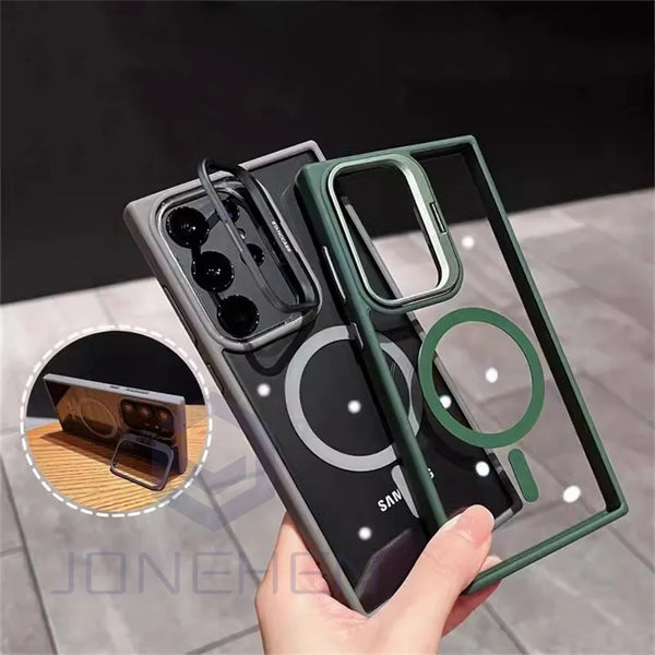 Magnetic Lens Metal Samsung Galaxy Case