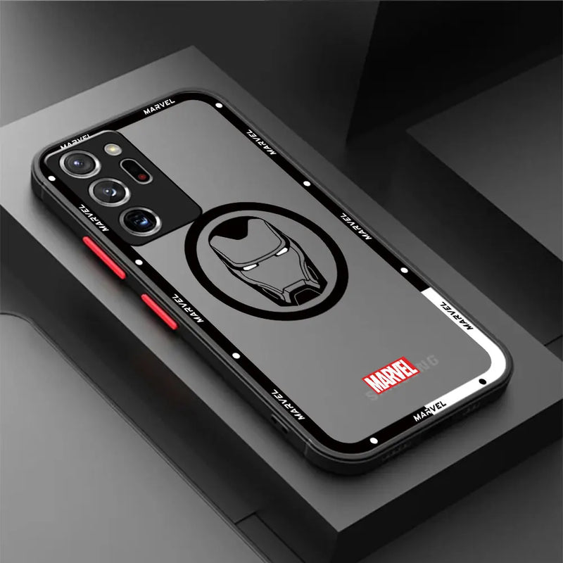 Marvel Hero Logo Matte Samsung Cases