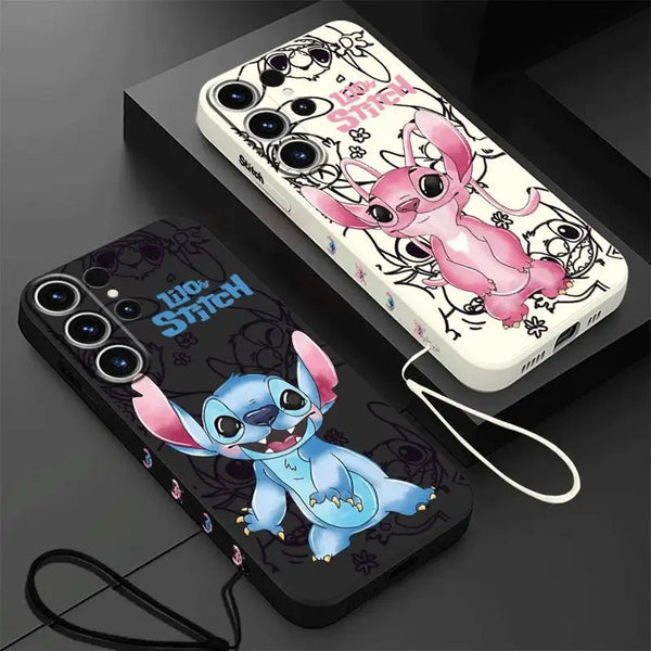 Cartoon Funny Stitch Samsung Cases