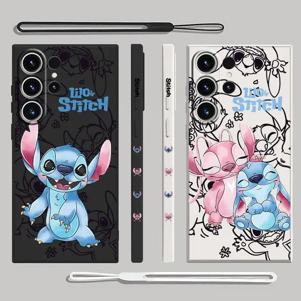 Cartoon Funny Stitch Samsung Cases