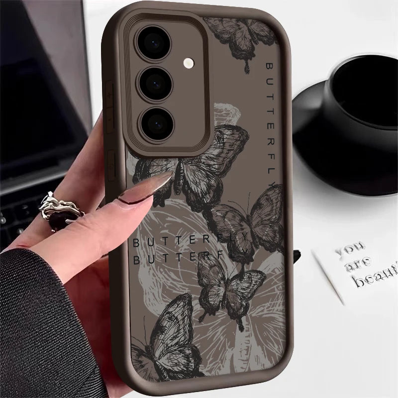 Drawing Butterfly Samsung Galaxy Case