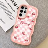 Pink Cherry Samsung Cases