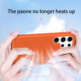 Luxury Heat Dissipation Breathable Samsung Cases