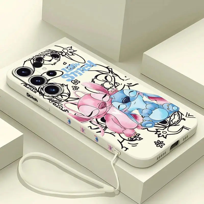 Cartoon Funny Stitch Samsung Cases