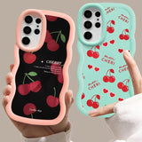 Pink Cherry Samsung Cases