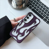 New 3D Flame pattern Samsung Cases