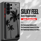 Coconut Tree Shockproof Samsung Case