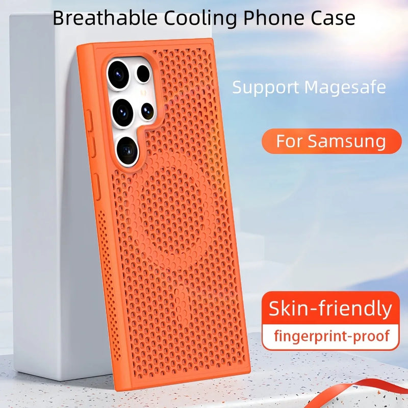 MagSafe Luxury Heat Dissipation Samsung Cases