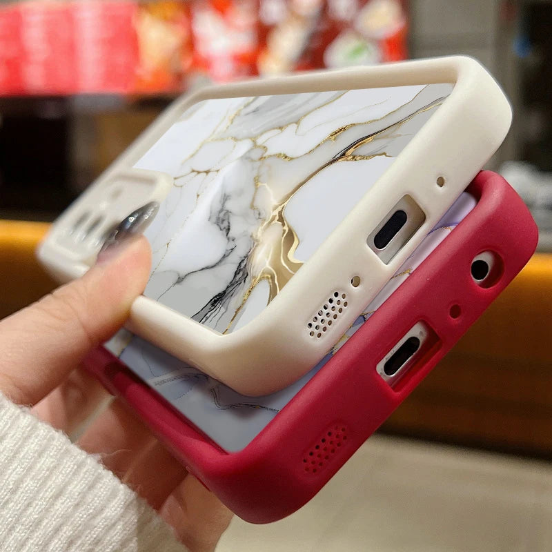 Adorable Marble Shockproof Samsung Case