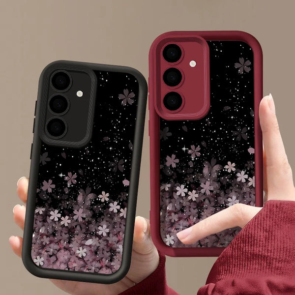 Cherry Blossom Silicone Samsung Cases