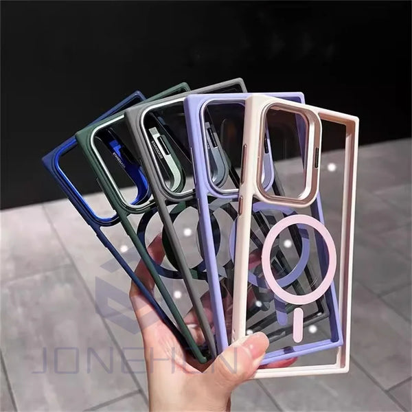 Magnetic Lens Metal Samsung Galaxy Case