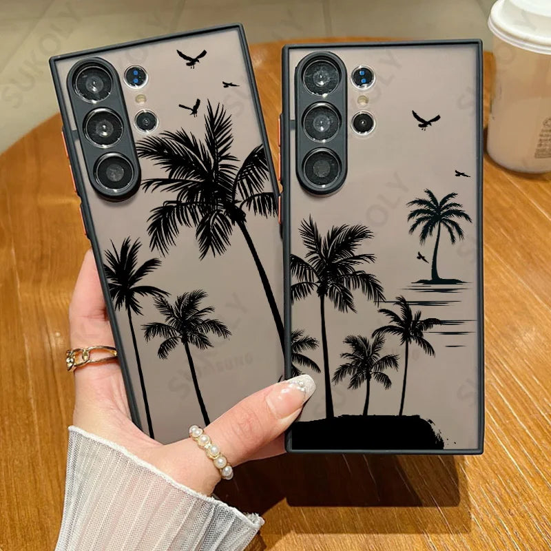 Coconut Tree shockproof Samsung Case