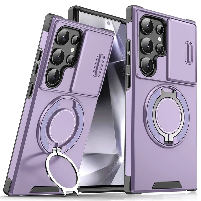 New Armor Magnetic Bracket Samsung Cases