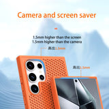 Luxury Heat Dissipation Breathable Samsung Cases