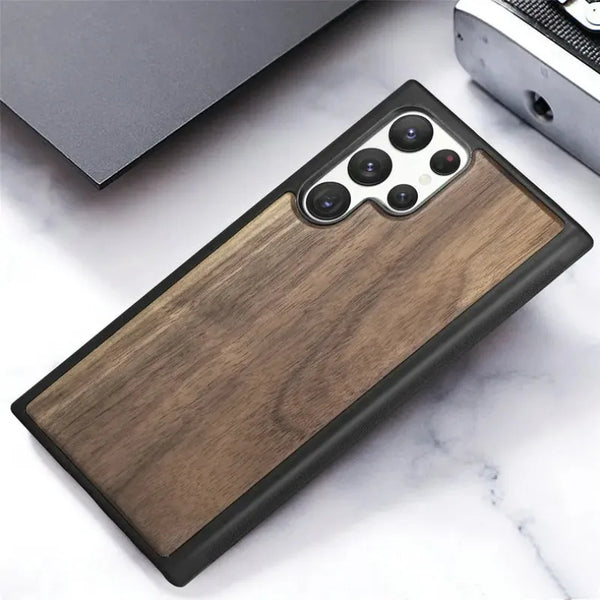 Natural Real Wood Samsung Case