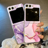 Colorful Marble Case Samsung Flip Cases