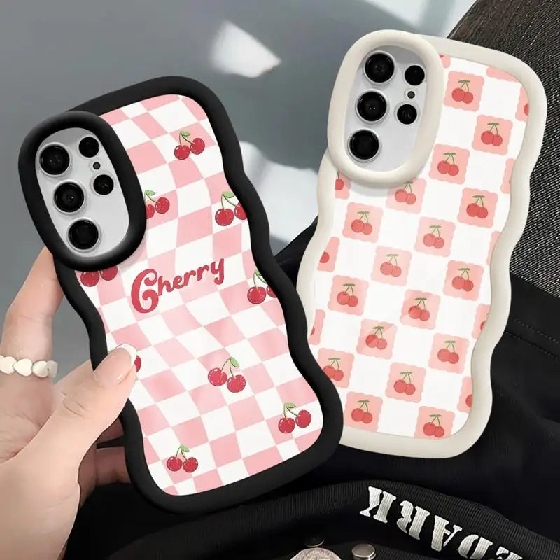 Pink Cherry Samsung Cases