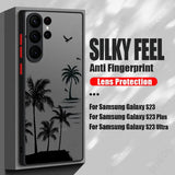 Coconut Tree Shockproof Samsung Case