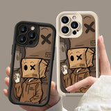 Cartoon Box Silicone Samsung Cases