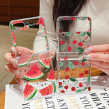 Lovely Cherry Watermelon Samsung Flip Cases