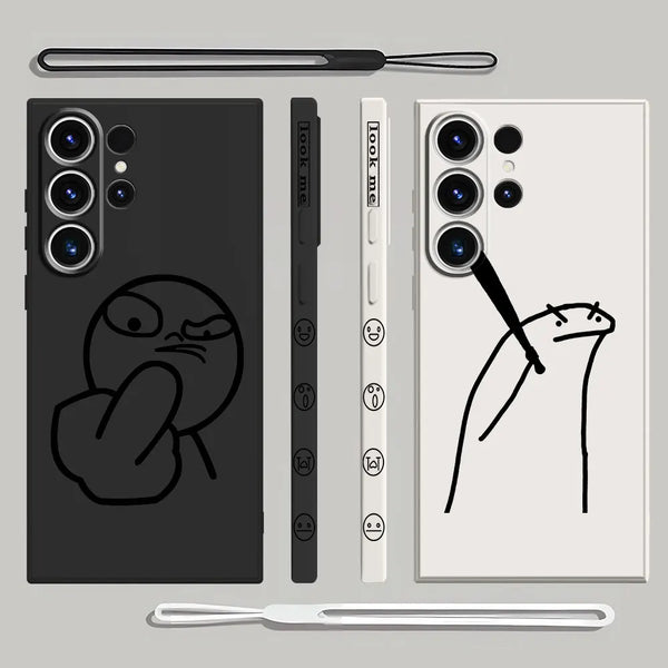 Cartoon Matchman Luxury Samsung Cases