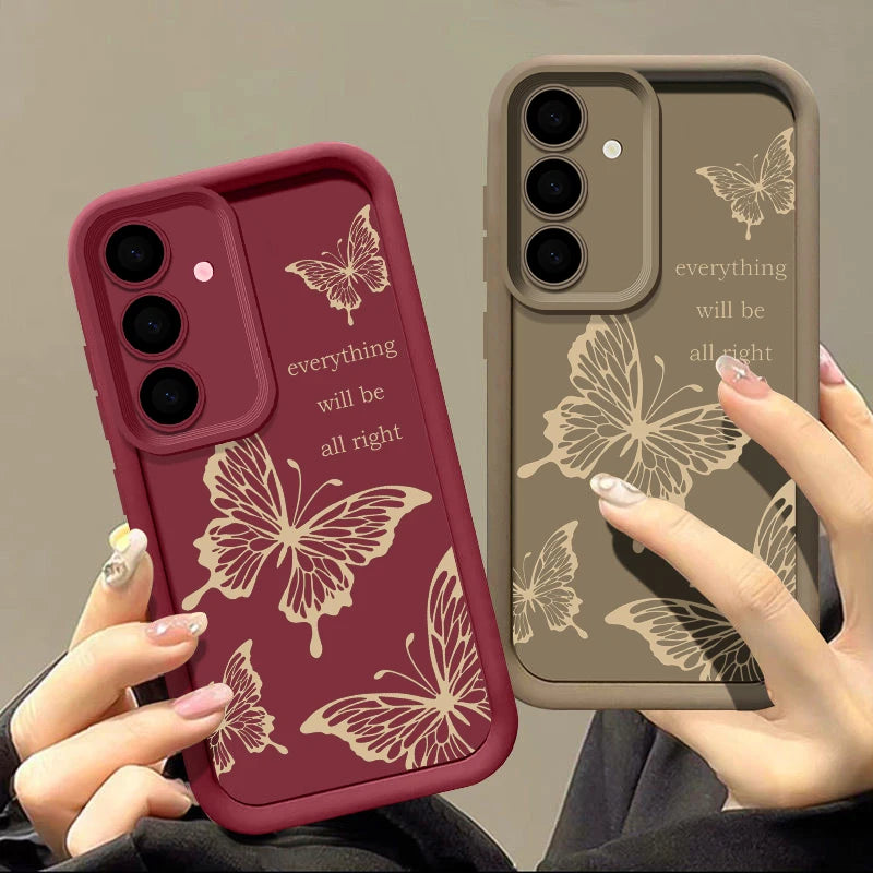 Butterfly Silicone Samsung Galaxy Cases