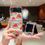 Lovely Cherry Watermelon Samsung Flip Cases