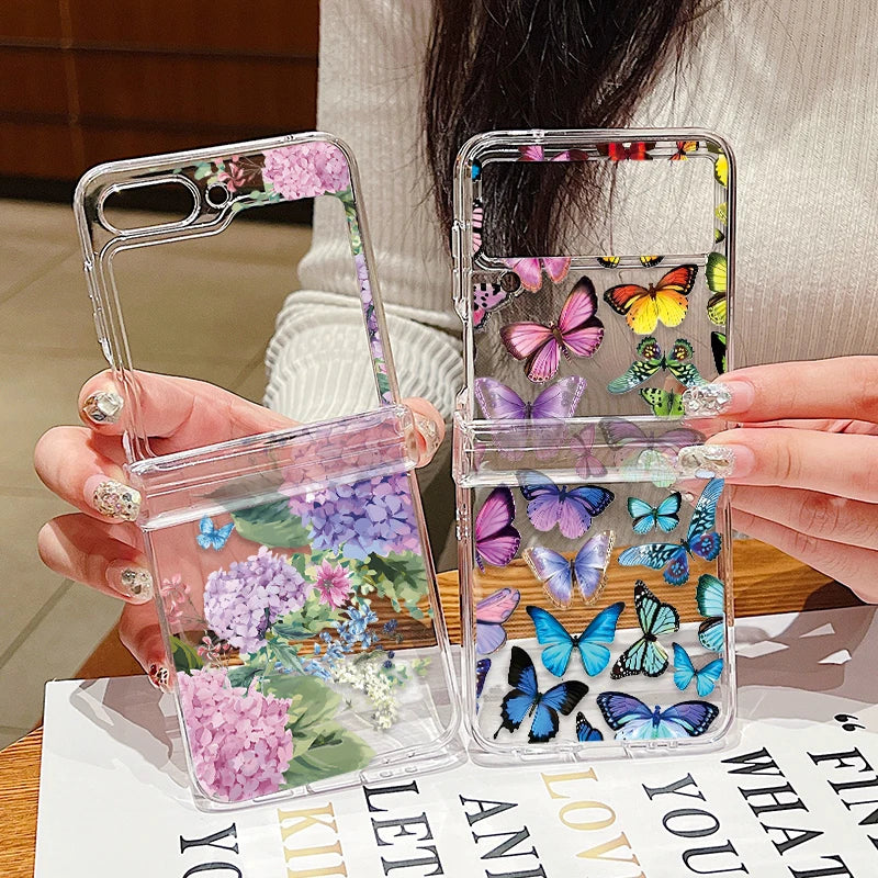 Colorful Butterfly Lover Samsung Flip Cases